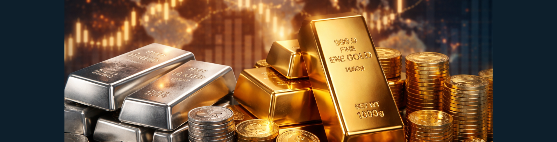 Gold, silver edge higher in global trade amid geopolitical tensions.