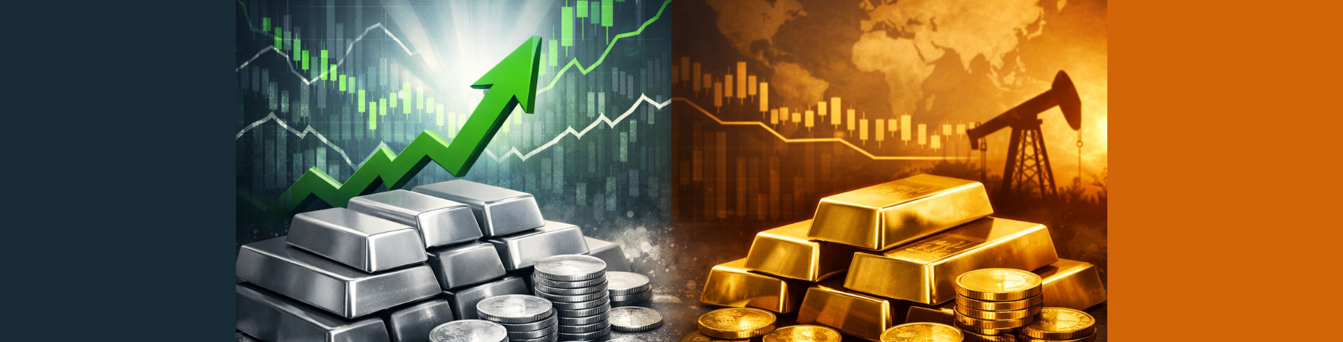 Why Silver Prices Jumped 5% While Gold Stayed Flat: Key Market Drivers Explained