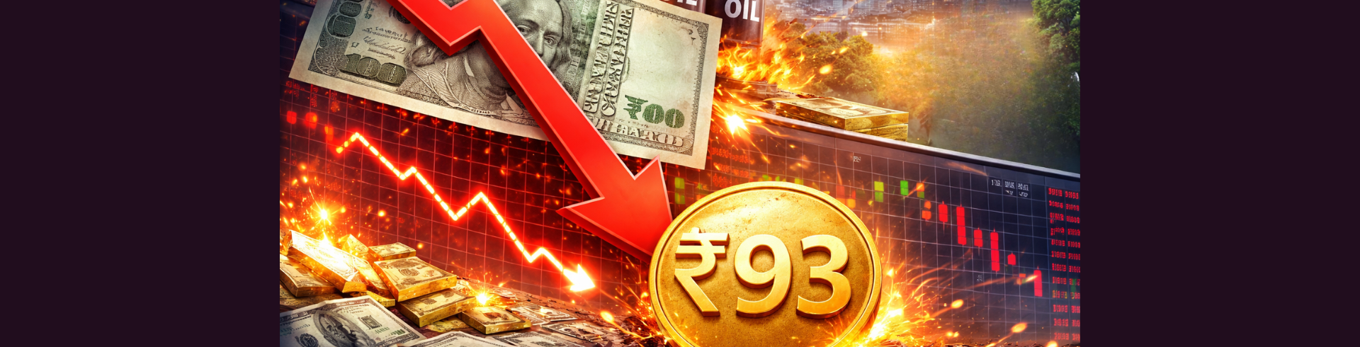 Why Indian Rupee Crossed ₹93: Key Reasons Behind the Sharp Fall Explained