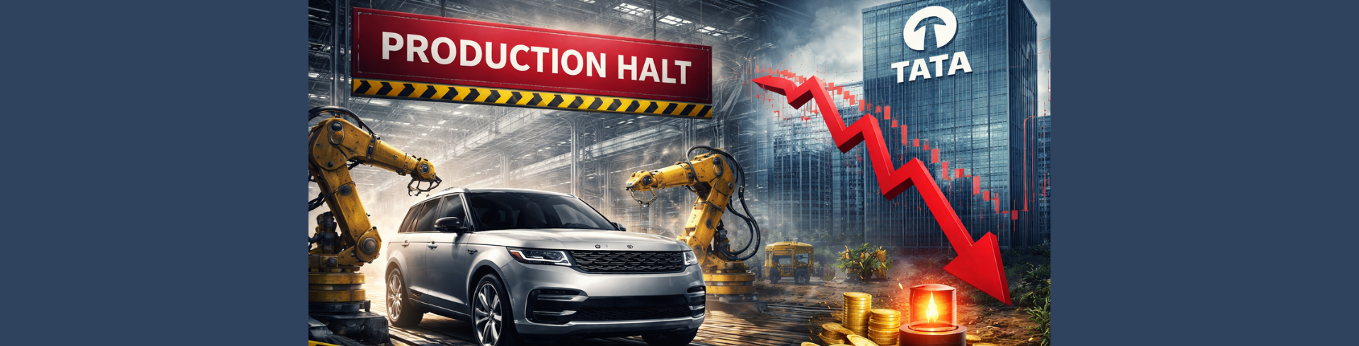 Range Rover Production Halt: Will Tata Motors Stock Face More Pressure?