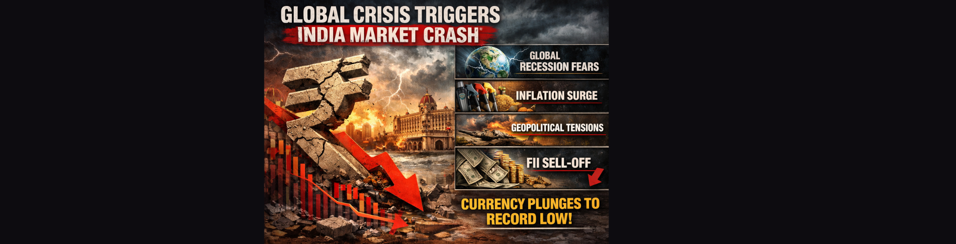 Why the Rupee Hit 94.29 and Markets Lost ₹7 Lakh Crore