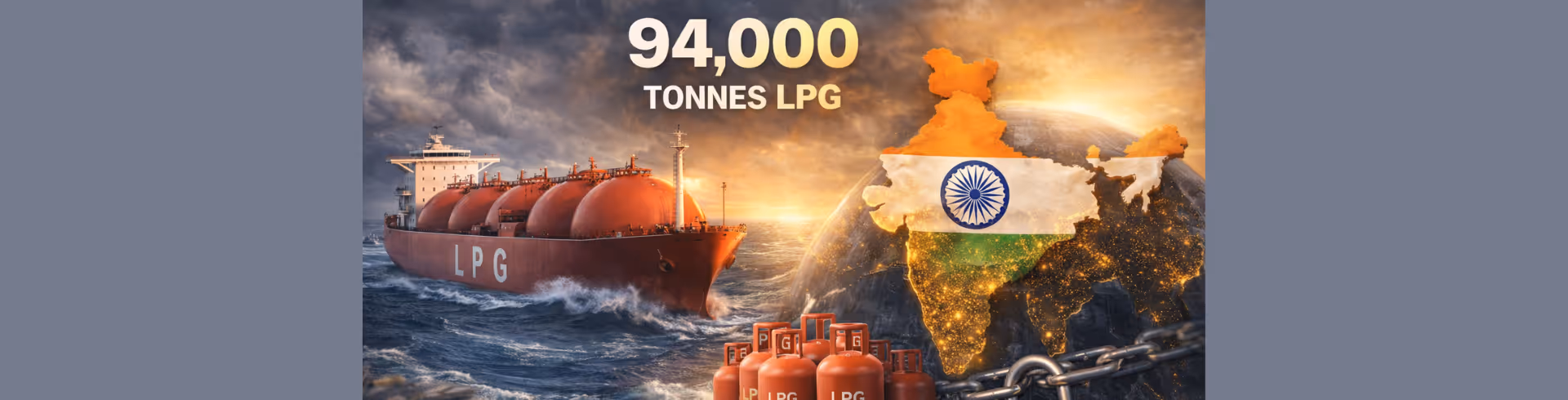 94,000 Tonnes of LPG En Route: Is India Safe from a Supply Shock?