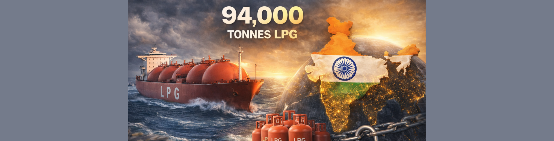 94,000 Tonnes of LPG En Route: Is India Safe from a Supply Shock?