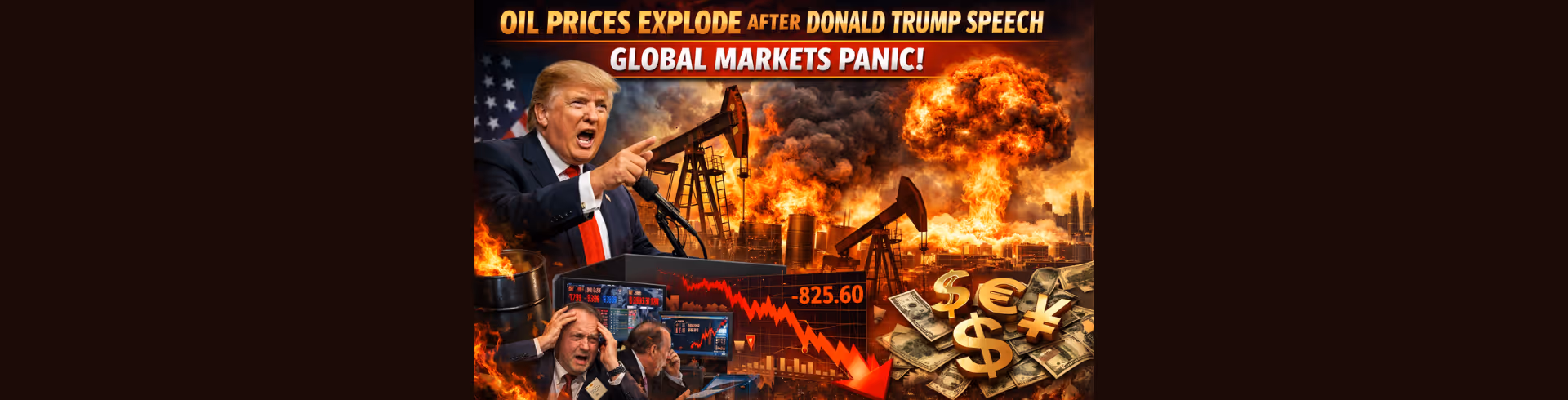 Oil Prices Explode After Donald Trump Speech Today 3 April 2026 Global Markets Panic!
