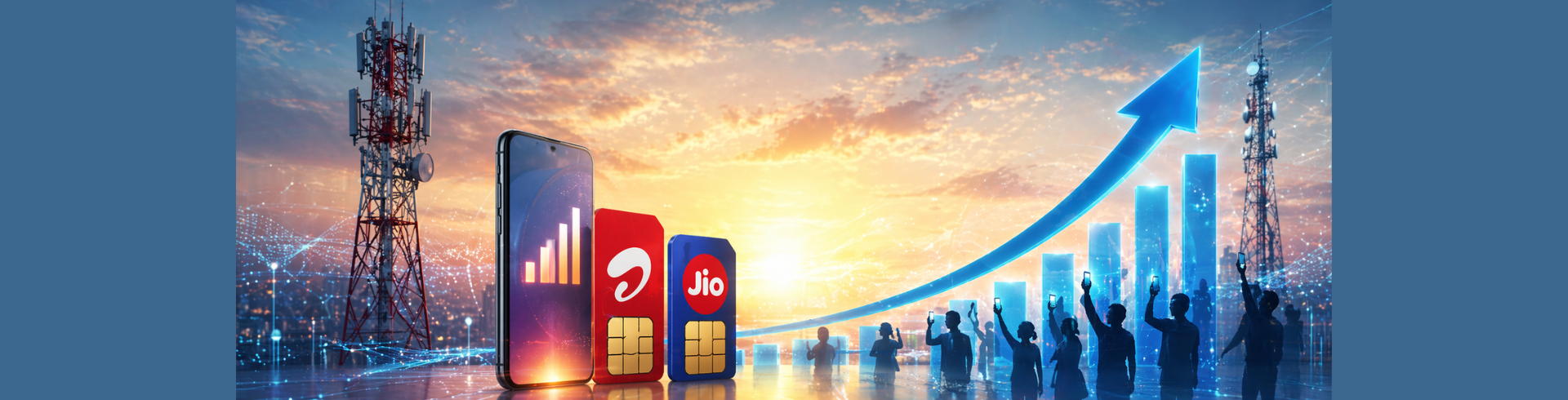 March Telecom Data: Bharti Airtel and Reliance Jio Drive Subscriber Growth Surge