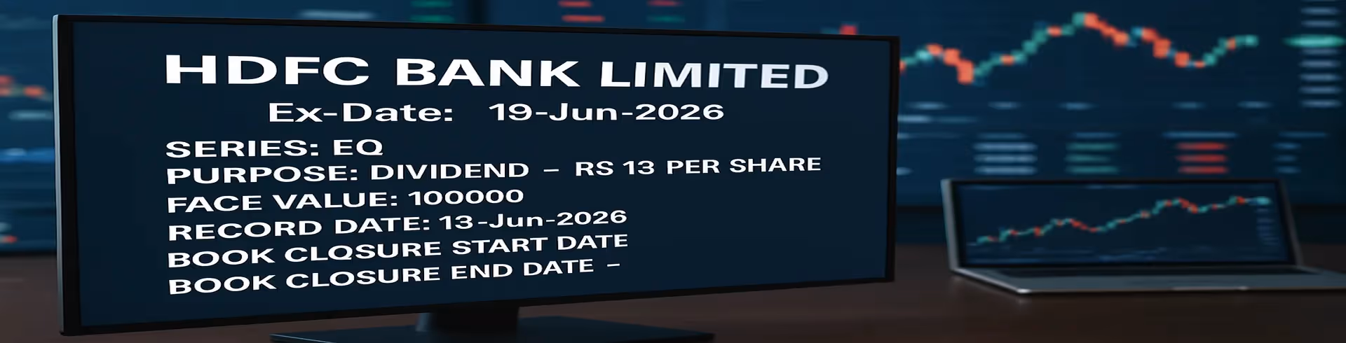 HDFC Bank Limited - Ex-Date: 19-Jun-2026