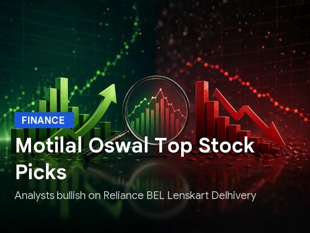 RIL BEL Lenskart Delhivery: Motilal Oswal's Top Monthly Stock Picks for Indian Retail Investors