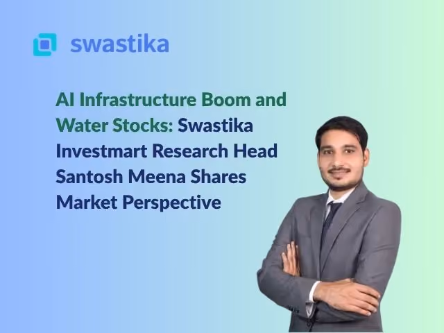 Santosh Meena of Swastika Investmart Shares Insights on AI-Driven Demand for Water Sector Stocks Featured in Economic Times and MSN