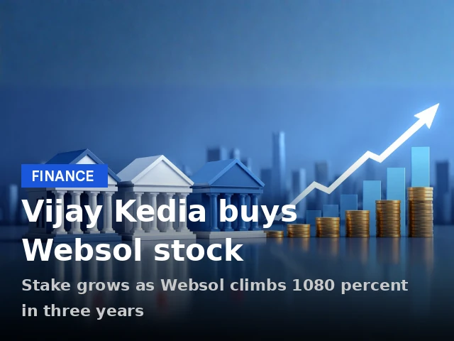 Websol Energy Share Price: Vijay Kedia's Stake Sparks A 1,080% Three-Year Rally