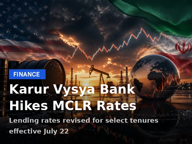 Kvb Share Price And MCLR Hike: What The June 22 Move Means For Retail Investors