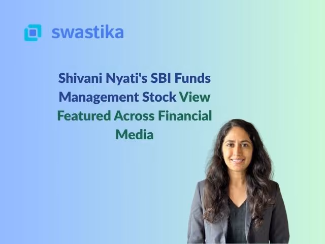 Shivani Nyati's SBI Funds Management Stock View Featured Across Financial Media