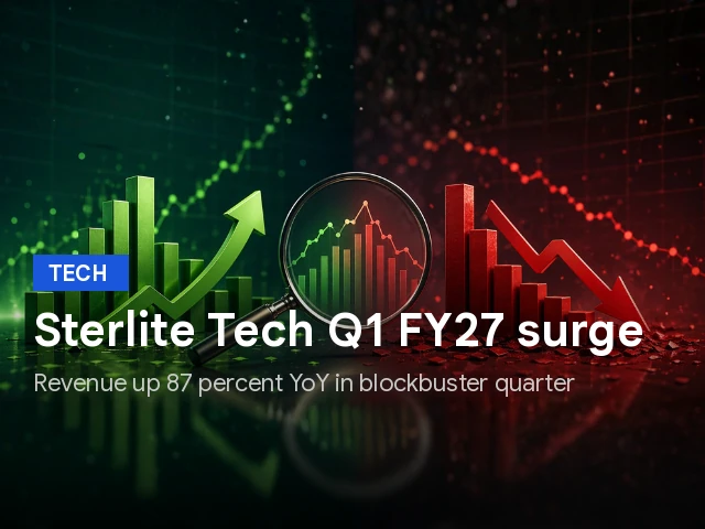 Sterlite Tech Share Price Outlook After Q1 FY27: AI-Driven Growth And Record Open Book
