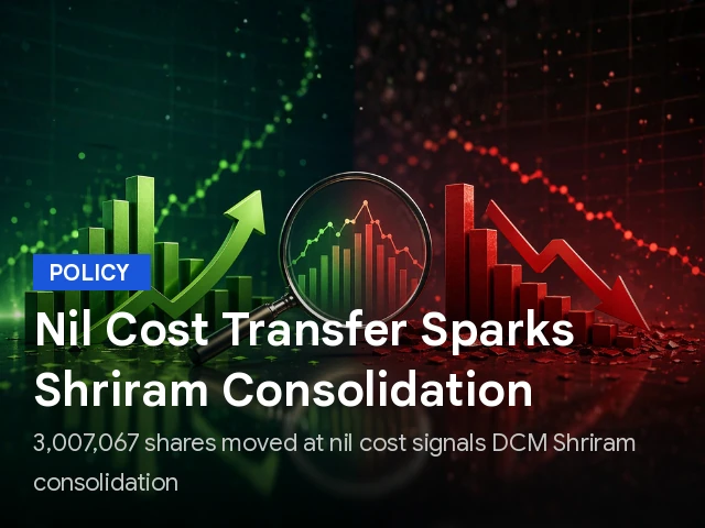 Promoter Consolidation And The Dcm Shriram Share Price: Nil Cost Internal Transfer Explained