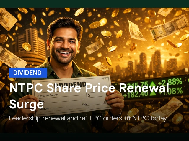 NTPC Share Price In Focus: Leadership Renewal, EPC Orders, And Solar Capacity Expansions