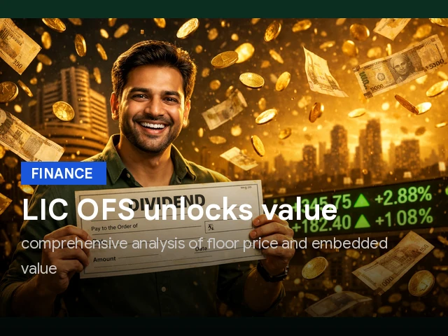 LIC OFS: A Comprehensive Analysis Of The LIC Offer For Sale, Floor Price, Embedded Value, And More