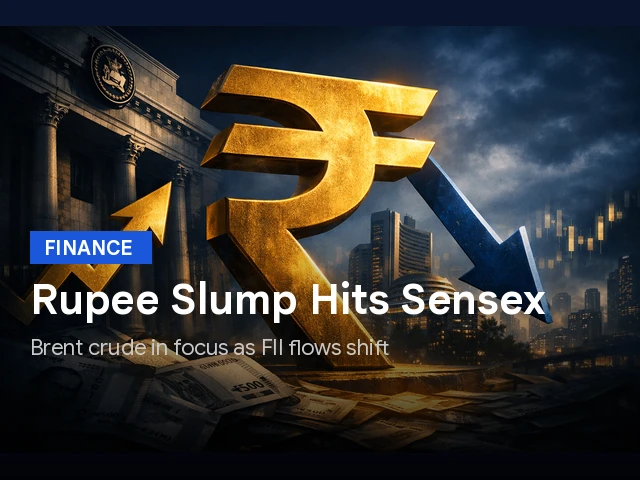 Sensex Share Price: Rupee Slump, Brent Crude Price, And FII Flows On August 6, 2026