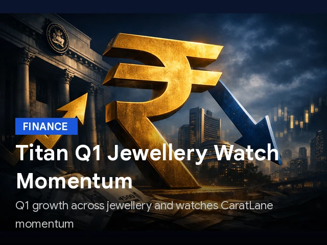 Titan Company Share Price: Q1 Highlights In Jewellery Growth, Watch Sales, And CaratLane Momentum