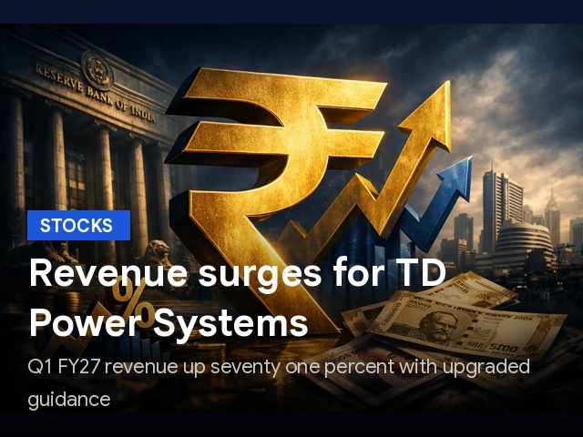 TD Power Systems Stock Q1 FY27 Revenue Surges 71% and Upgraded Guidance