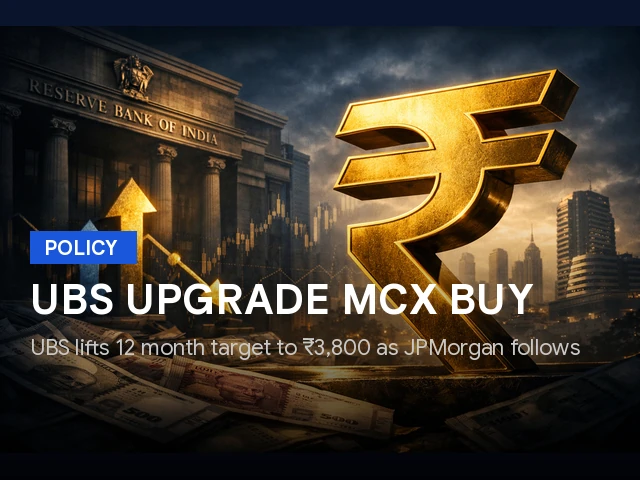 MCX Share Price Outlook: UBS Upgrade, JPMorgan Targets And What It Means For Retail Investors