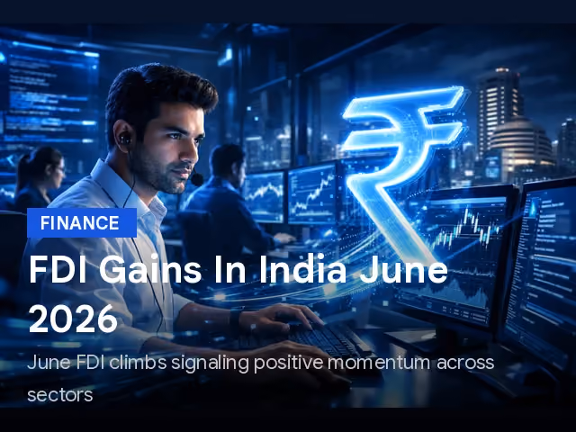 FDI In India: June 2026 Data Signals Positive Net FDI And Sector Trends