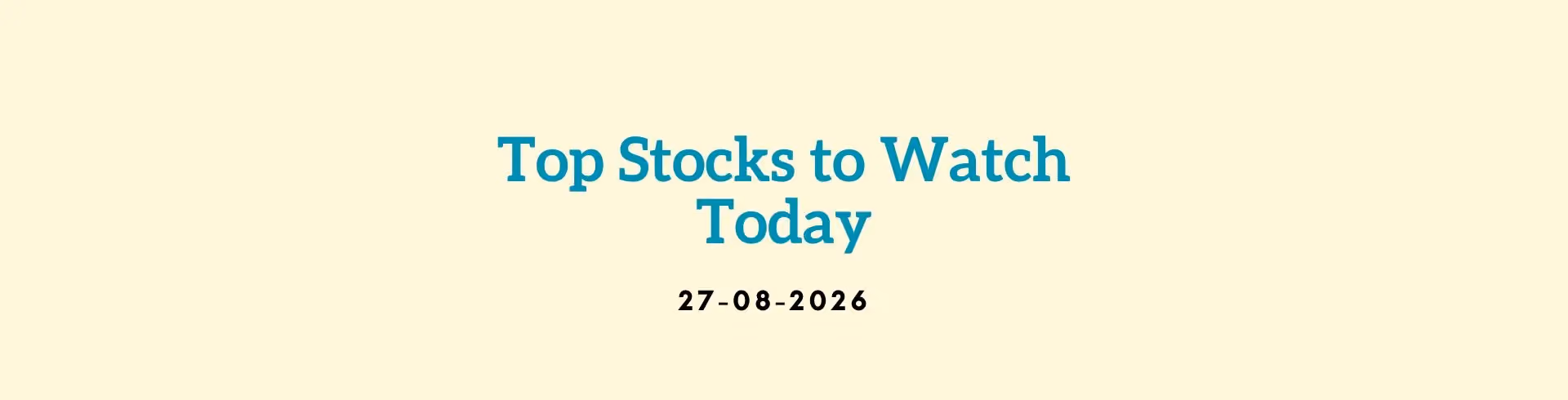 Stock Market Today: 27 August, 9 AM