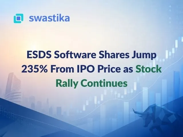 ESDS Software Shares Jump 235% From IPO Price as Stock Rally Continues