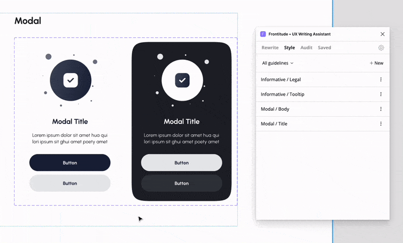 Link a guideline to a main component in Figma