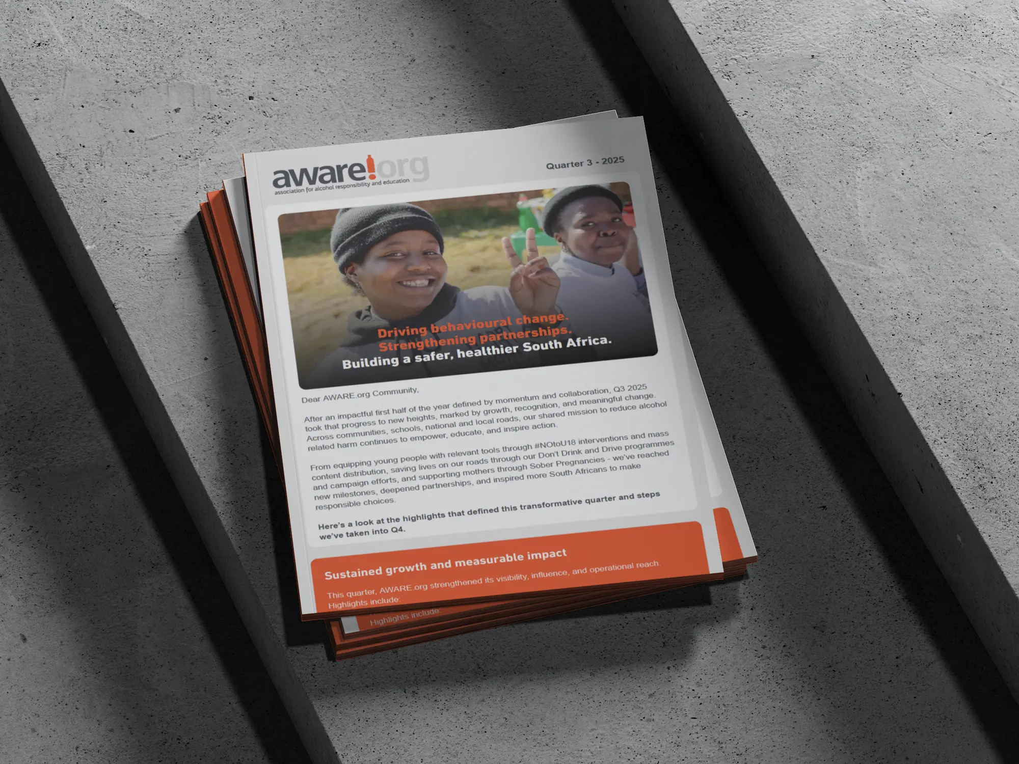 AWARE.org Q3–Q4 2025 Impact Newsletter