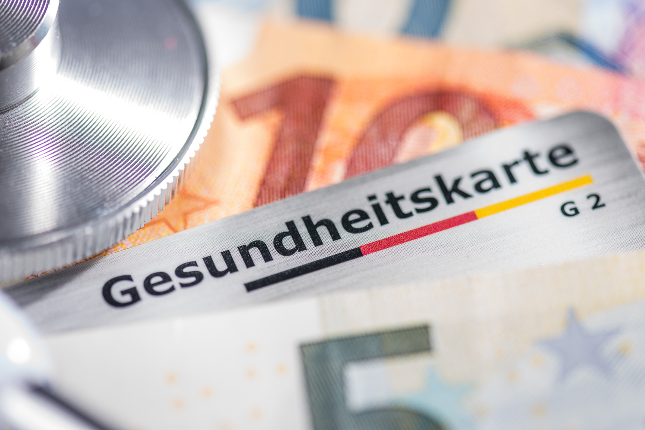 Gesundheitskarte und Geld