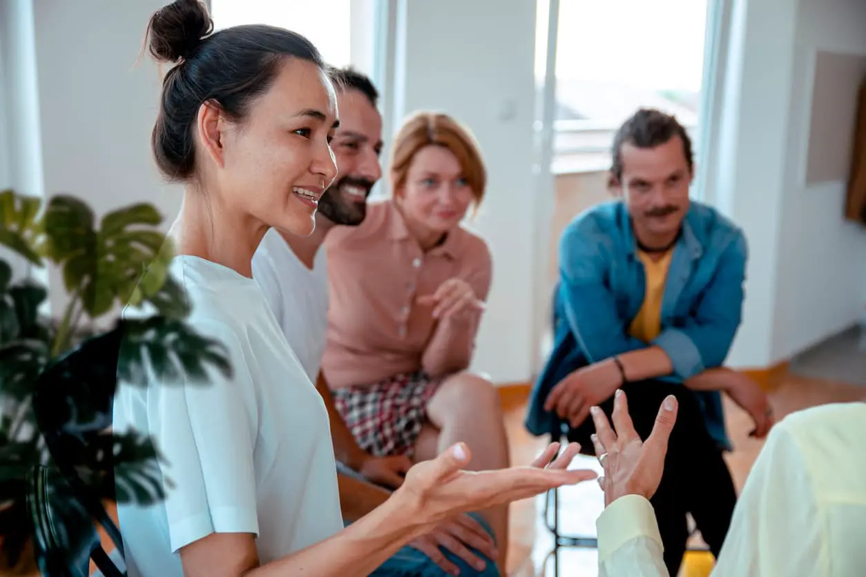 Beschäftigungs- und Psychotherapie bei Reha oder Kur in Gruppe