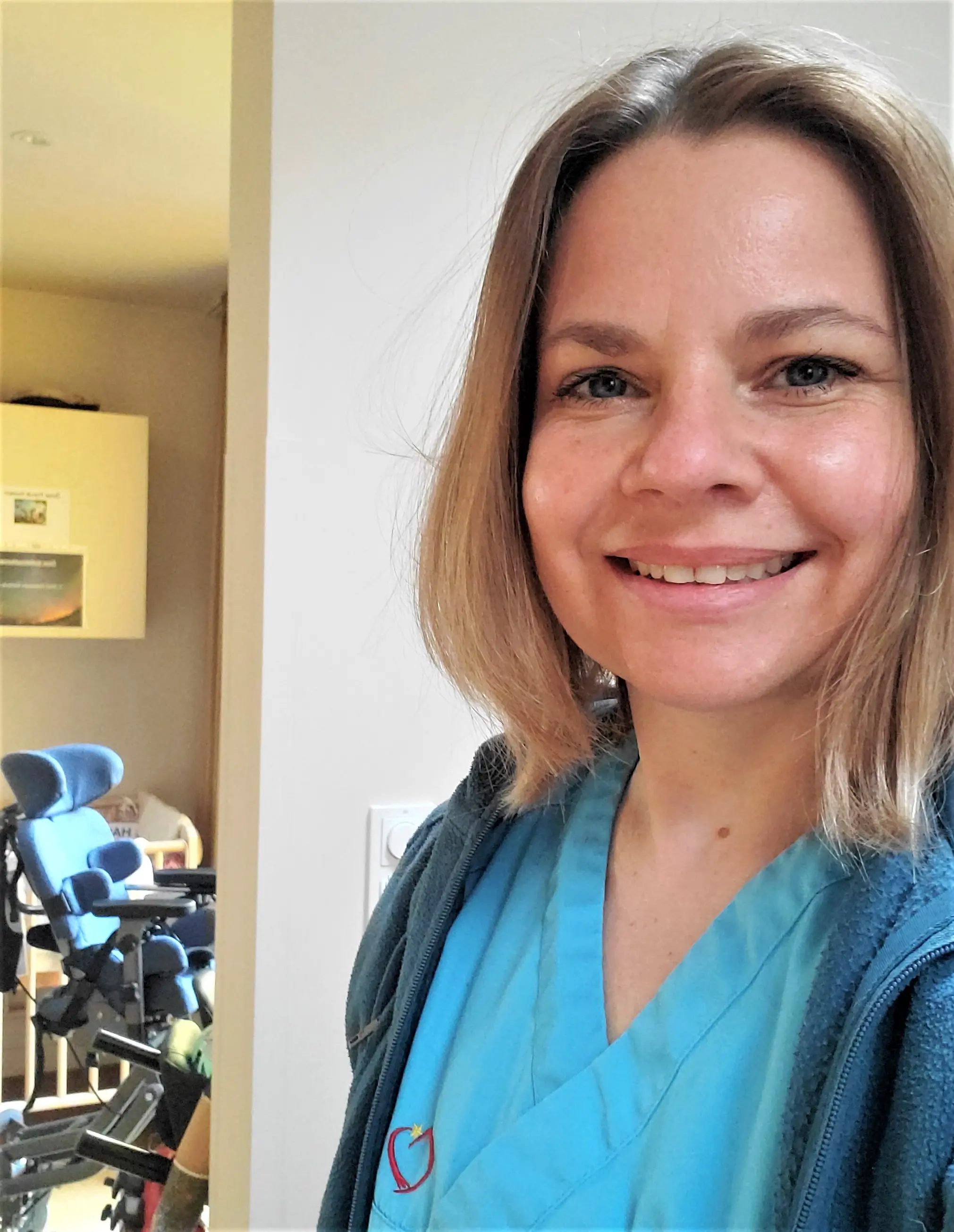 Doreen Schumann hat über 20 Jahre Erfahrung als Kinderkrankenschwester und arbeitet seit 2015 im Kinderhospiz.