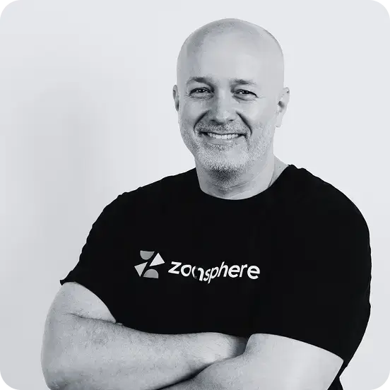 CEO and founder of ZoomSphere, Jakub Mach.