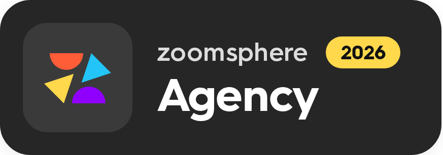 ZoomSphere Agency badge 2026