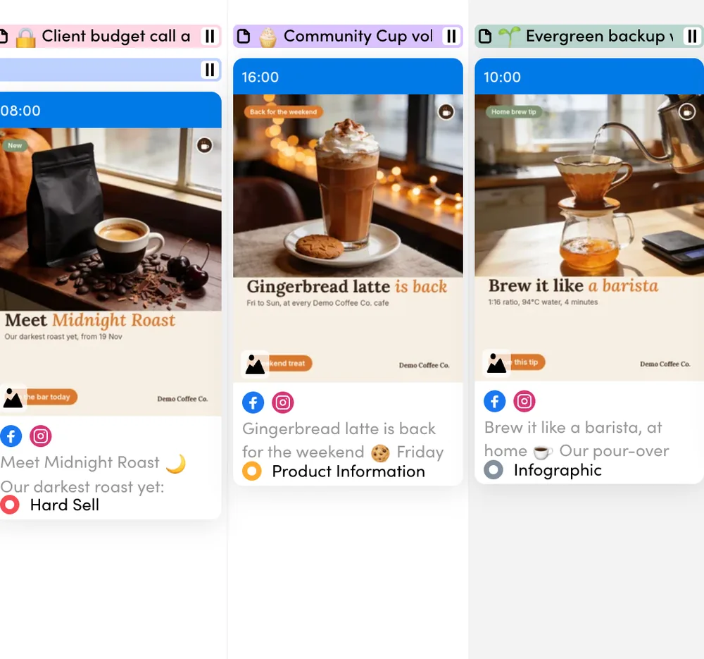 The new Friday post in the ZoomSphere calendar