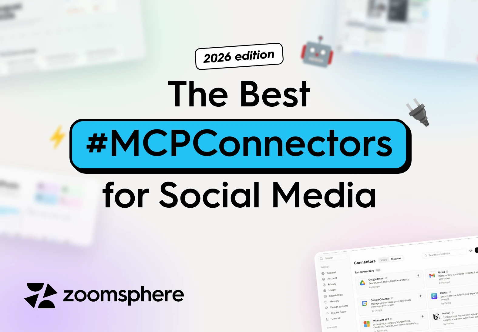 The Best MCP Connectors for Social Media, 2026 edition