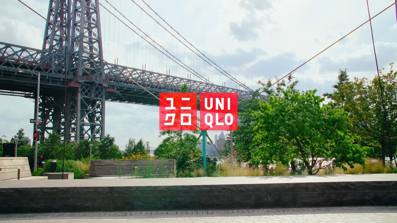 Still from the Uniqlo edit