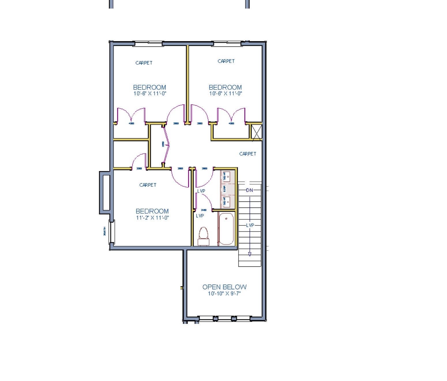 upper floor layout