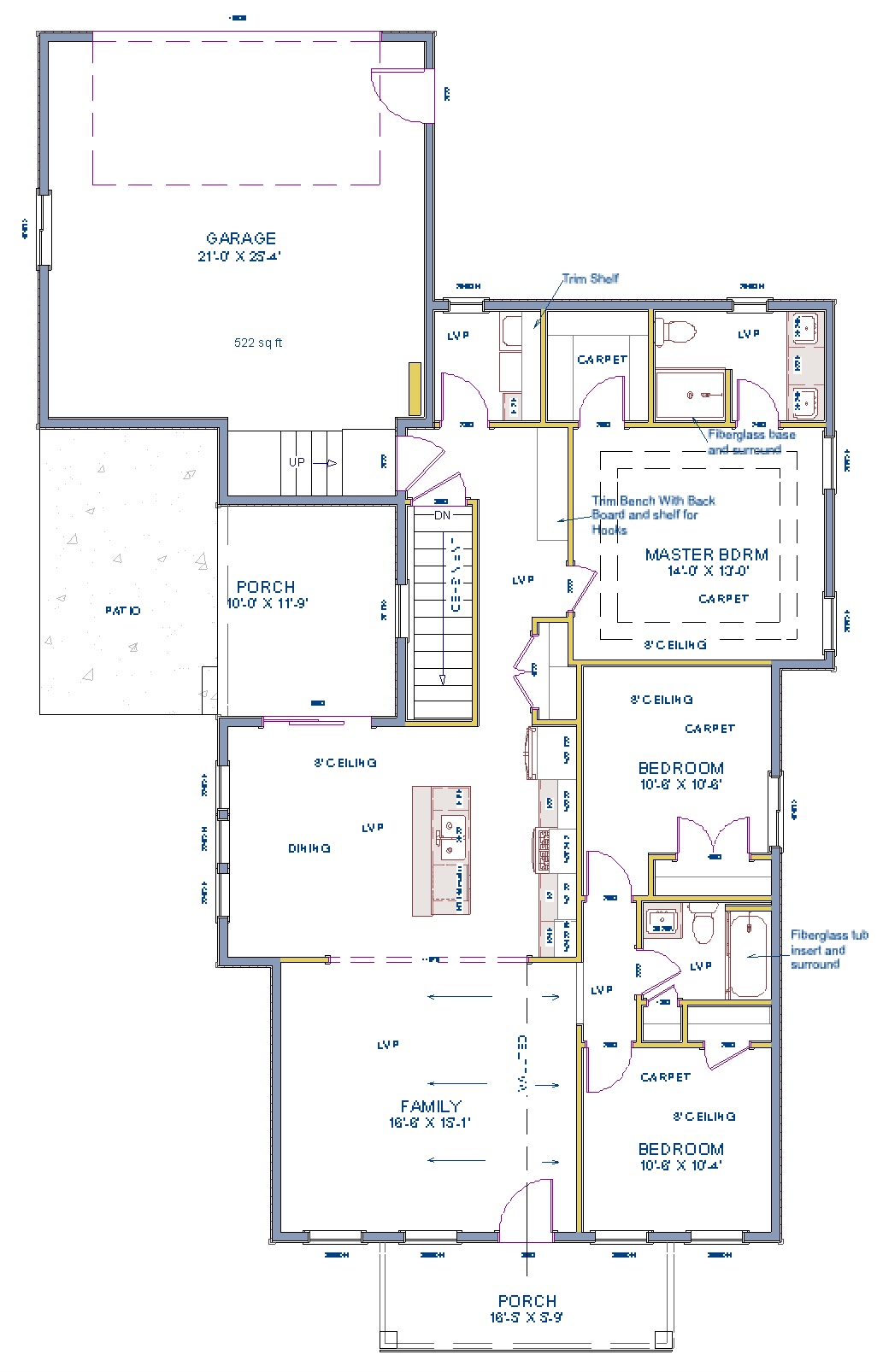 main floor layout