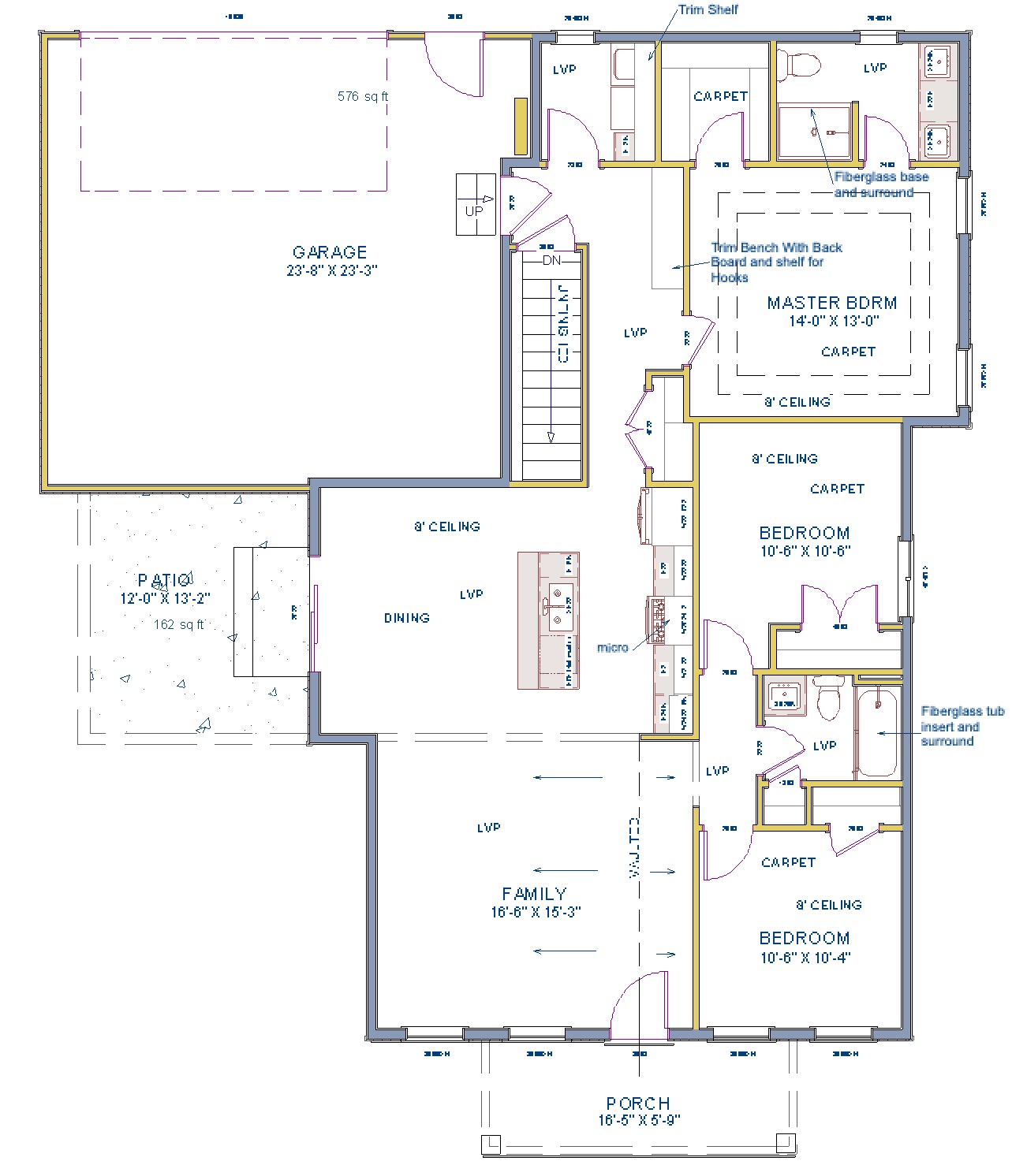 main floor layout