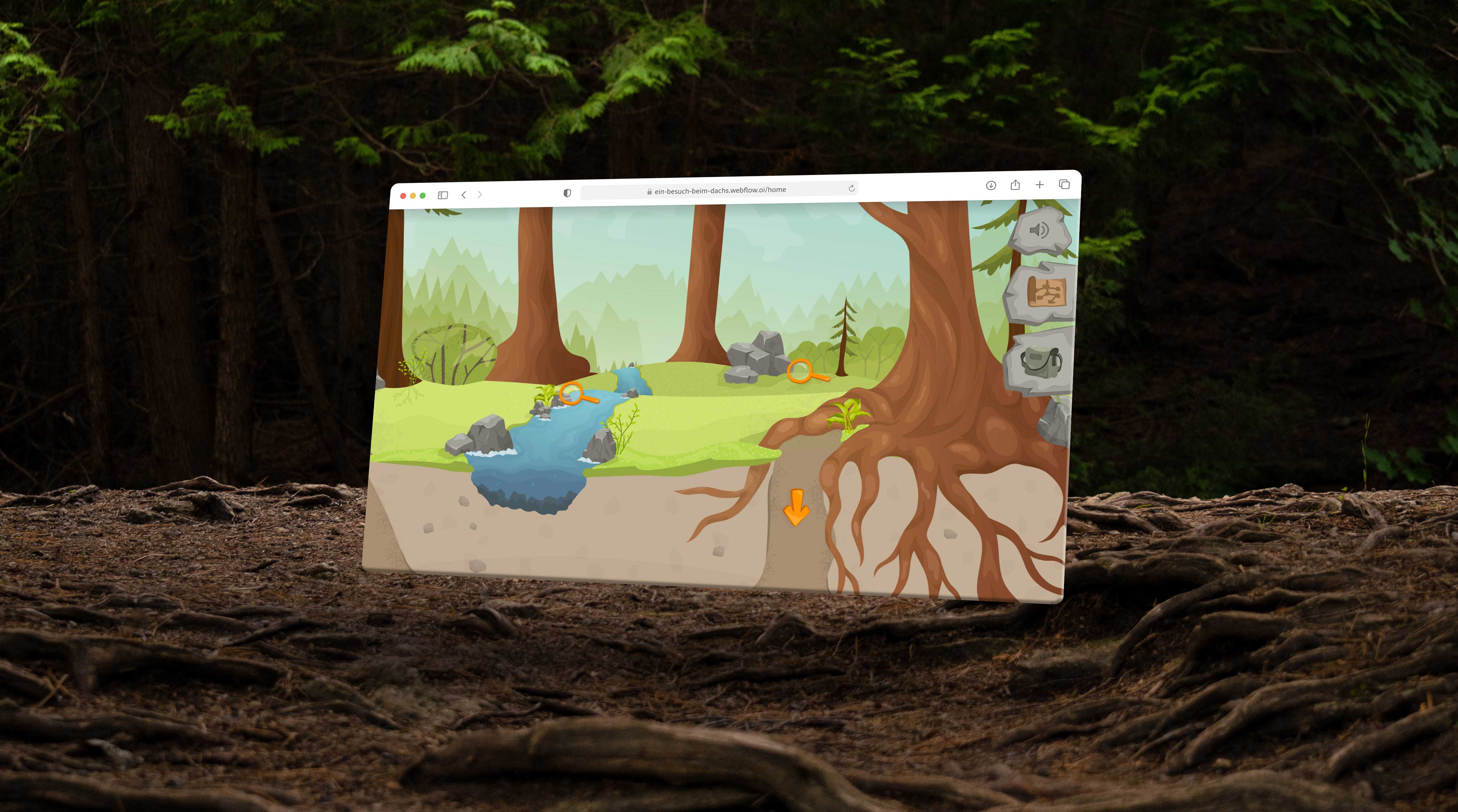 Dachs website mockup