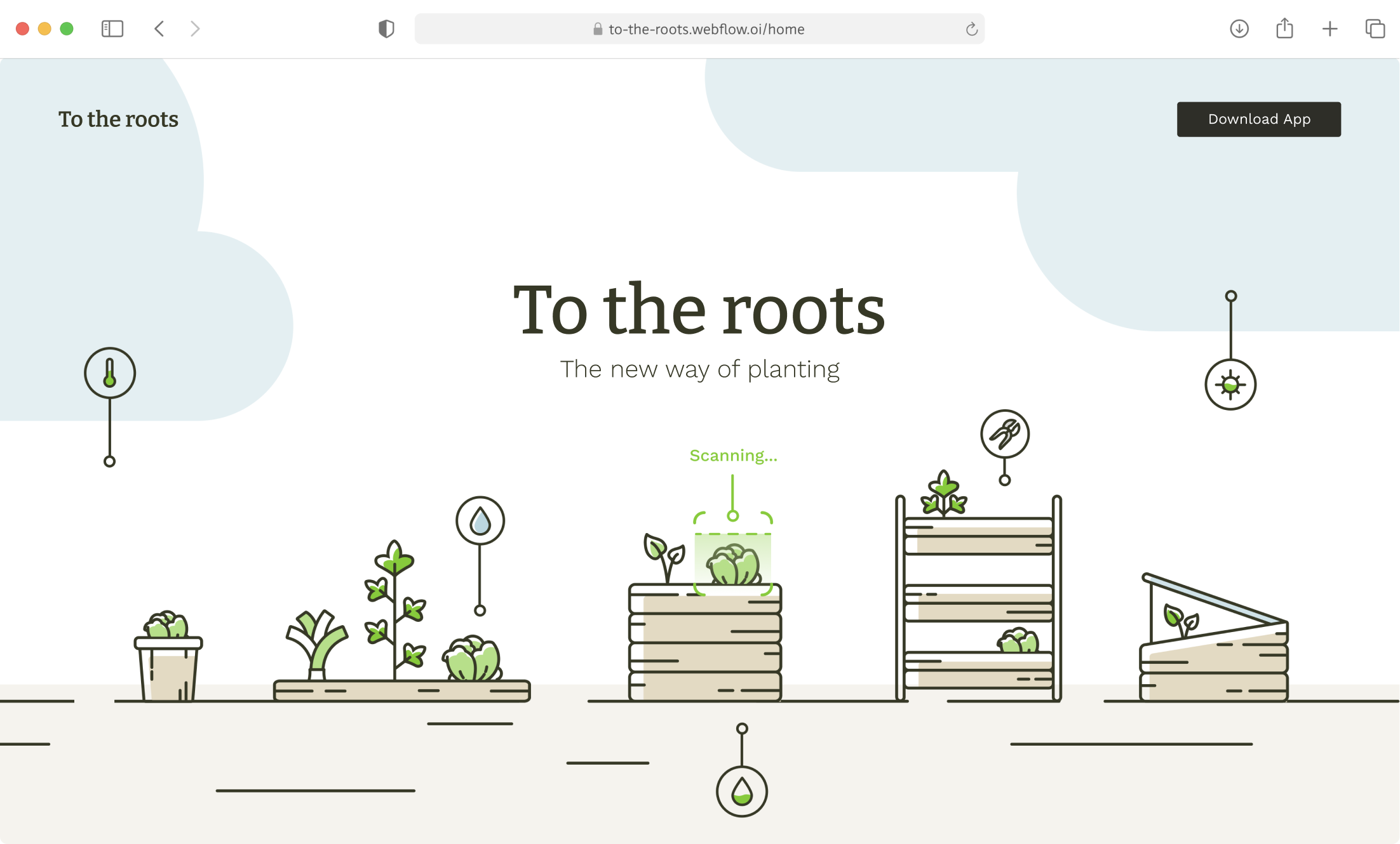 Preview To the roots Website