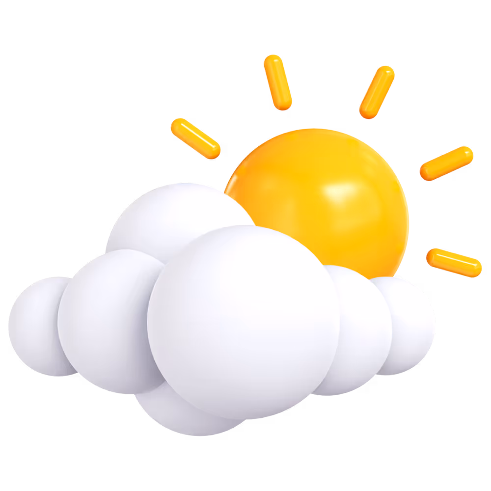 sun and cloud