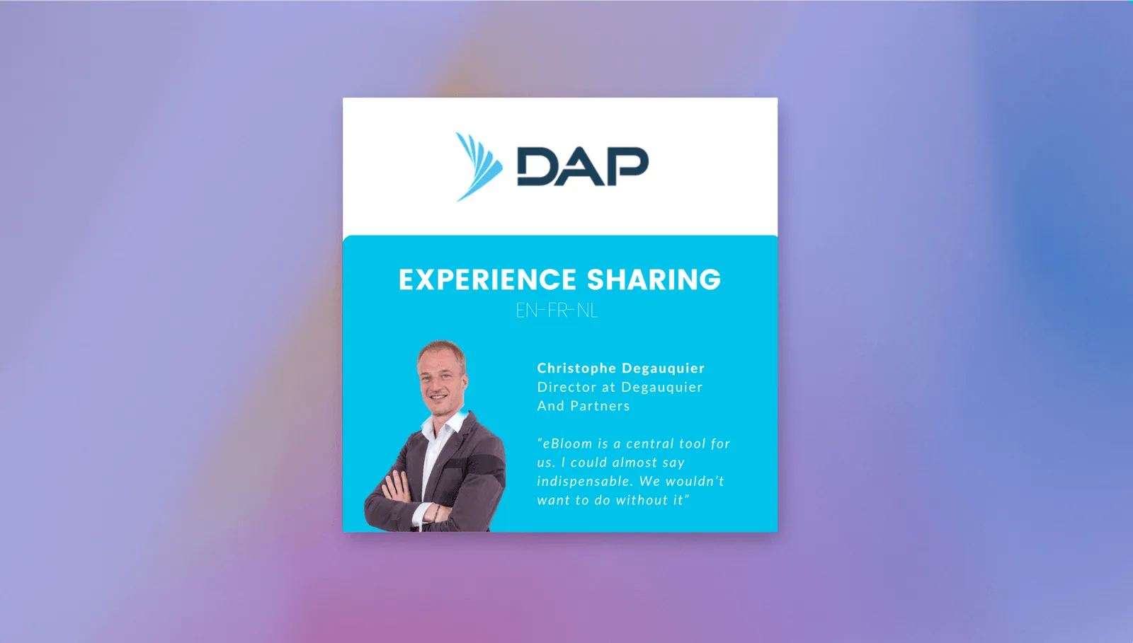 Degauquier and partners case study