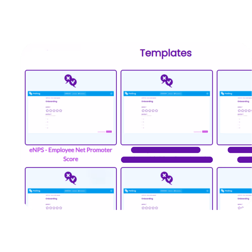 eNPS templates ebloom