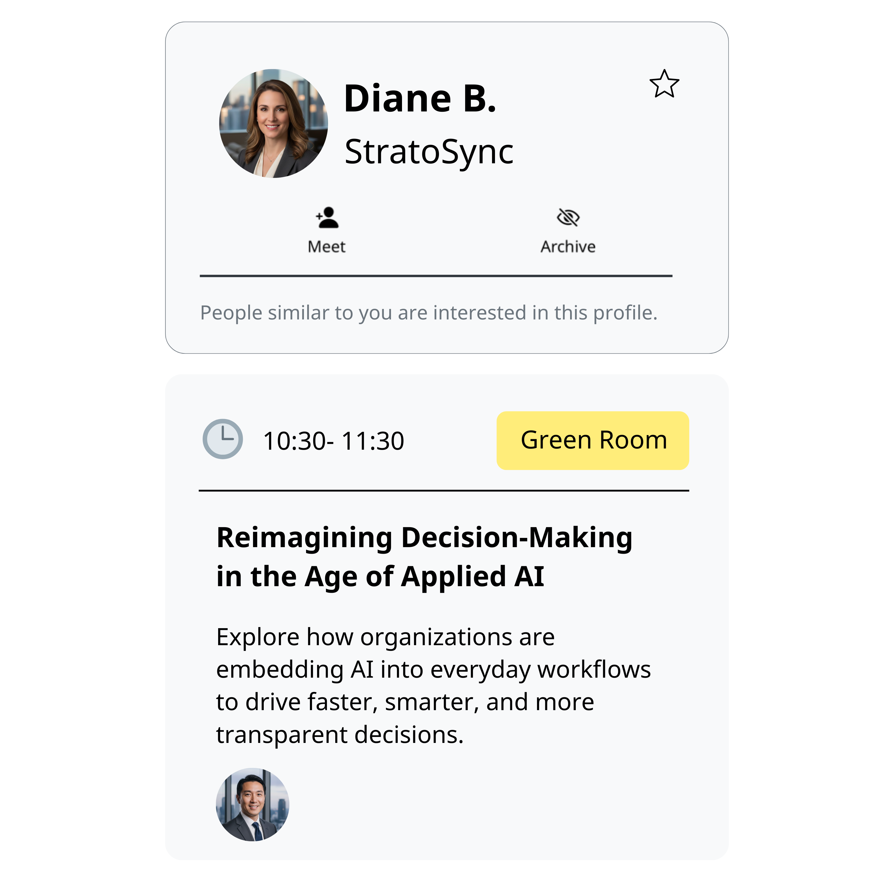 Illustration of the Deploy stage where Jublia AI powers event engagement tools across native apps, web apps, and website widgets for attendees and exhibitors.