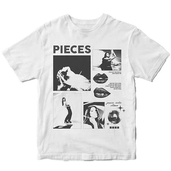 Available in black or white.