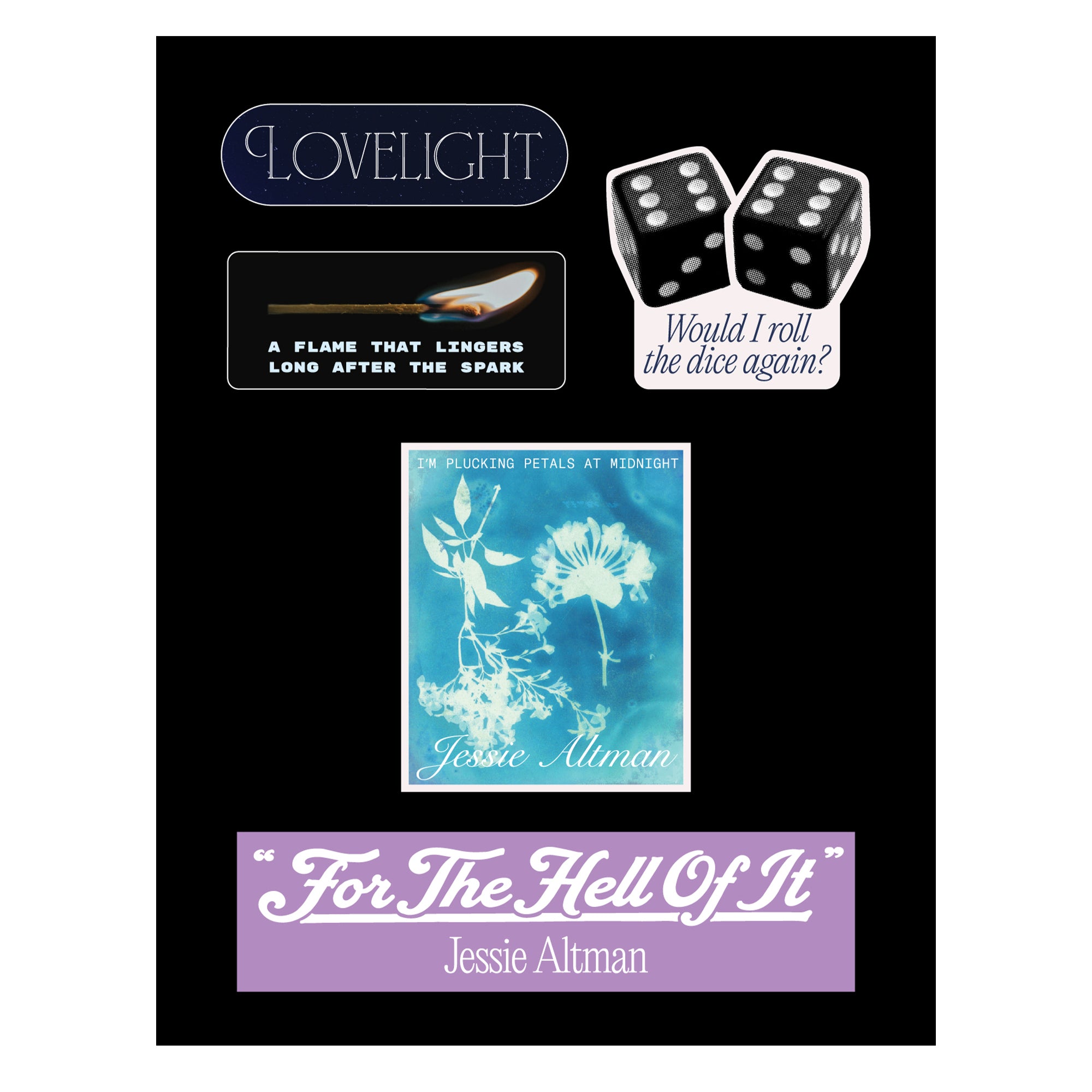 Includes one sheet of Lovelight stickers.