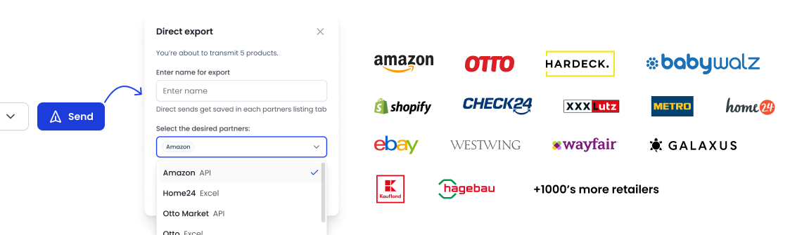 list of retailers that shopvibes users can list to