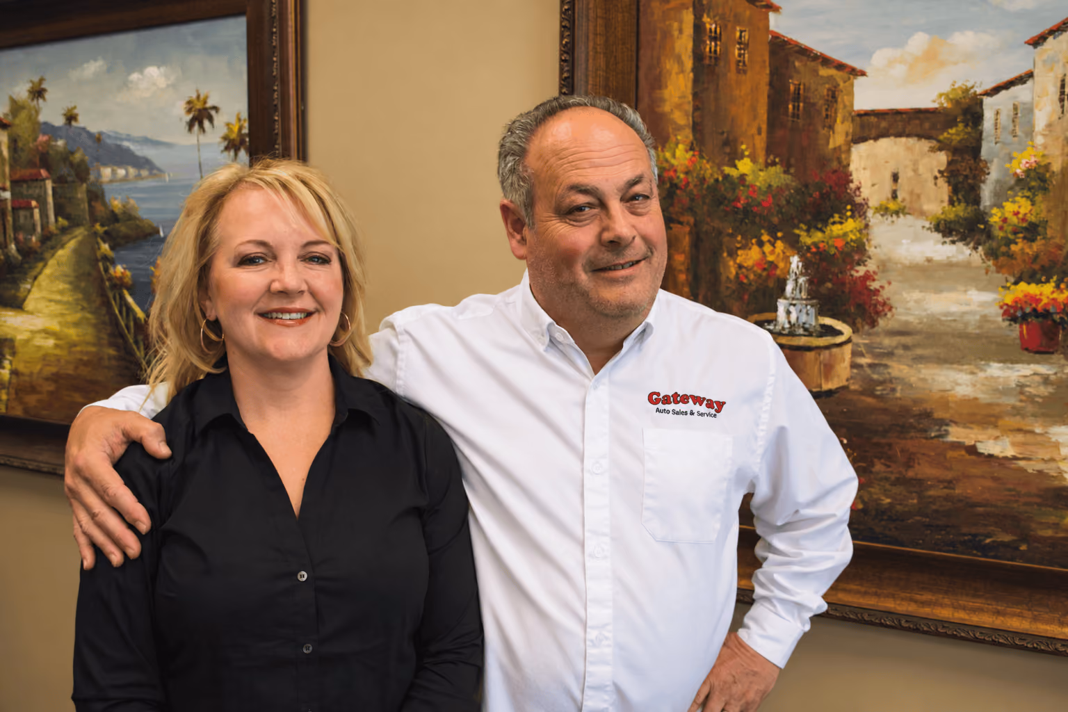 Ben and Sandy Toscano, the owners of Gateway Auto