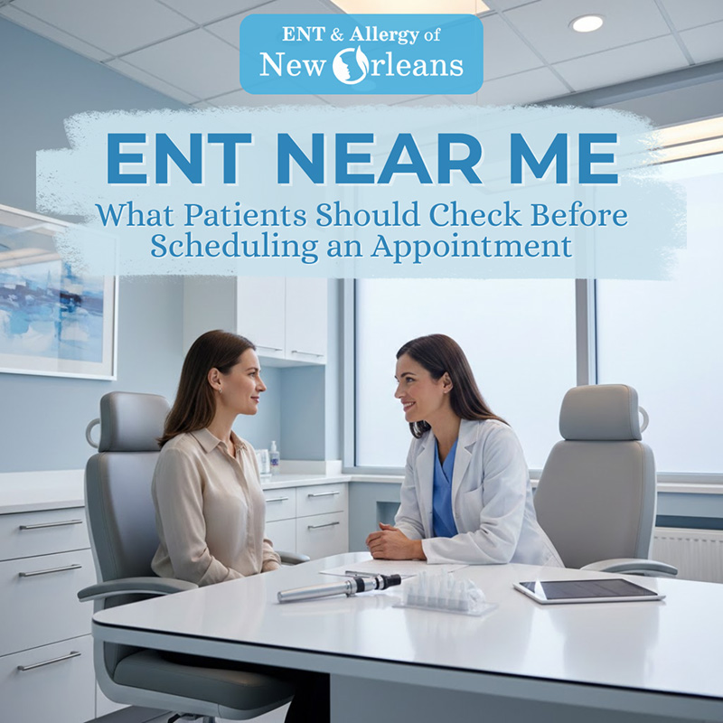 Type of Hearing Aid by ENT & Allergy of New Orleans, LA